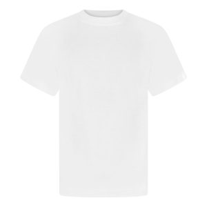 crew neck t shirt white