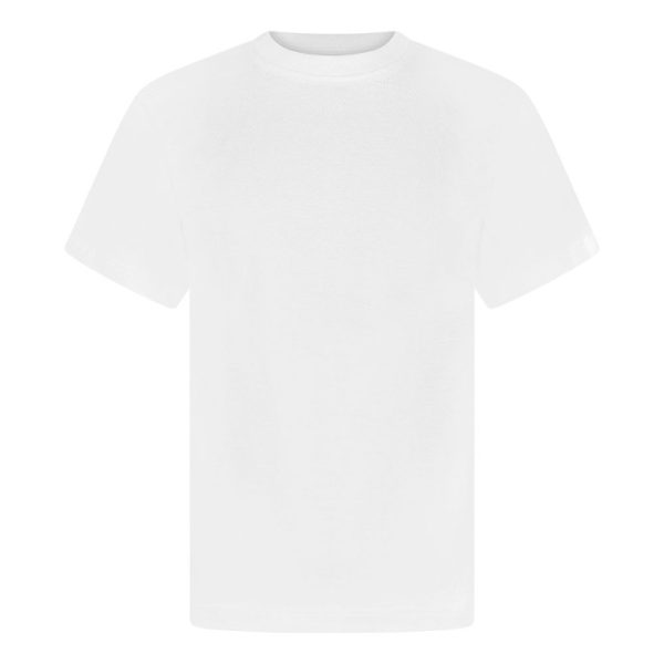 crew neck t shirt white